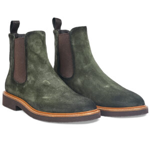 Chelsea 32701 in pelle lavata verde scuro