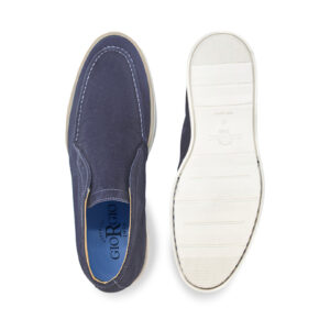 Loafers 56407 in blue suede