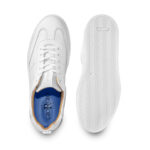 White calfskin Sneakers with inserts